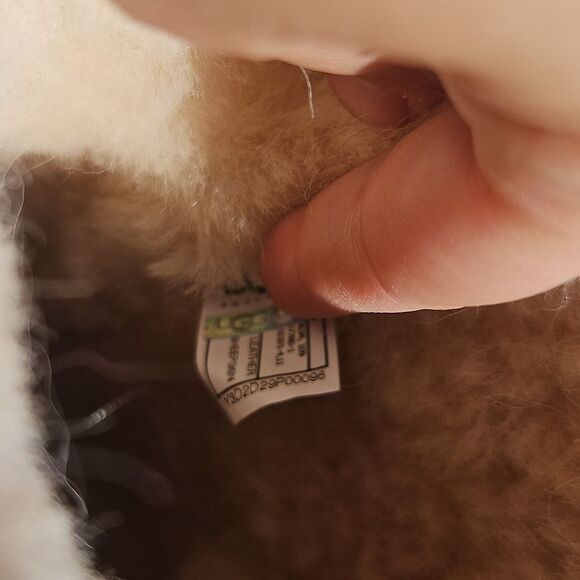 UGG Women's Cream Furry Boots - Picture 6 of 8